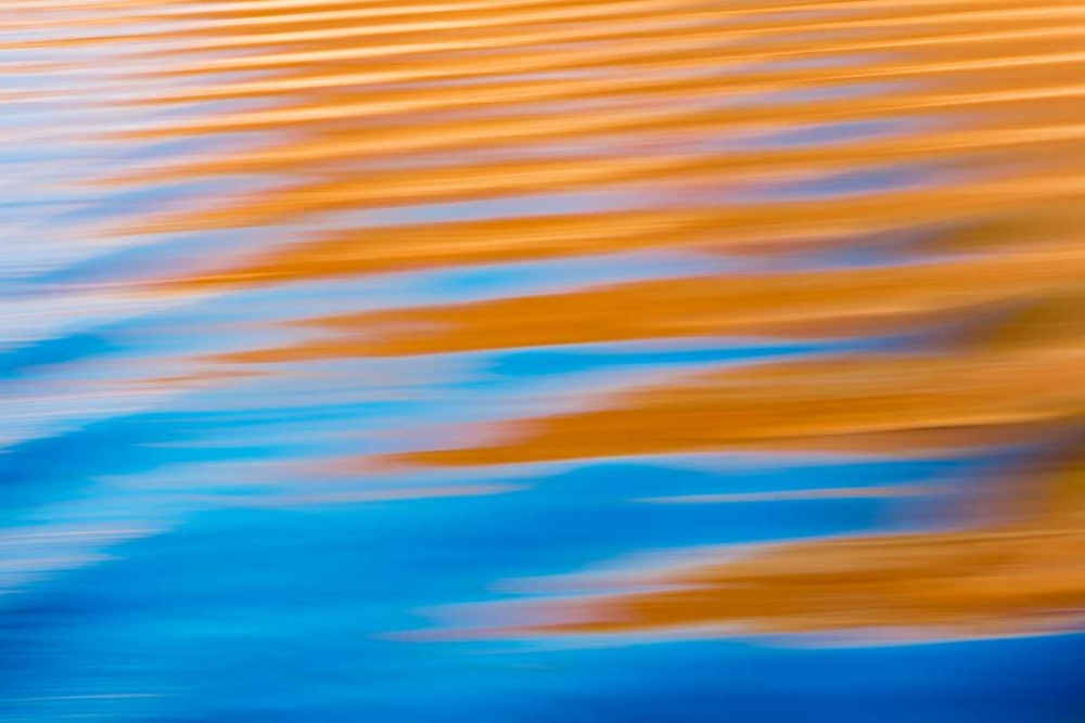 Gold and Blue III art print by Kathy Mahan for $57.95 CAD