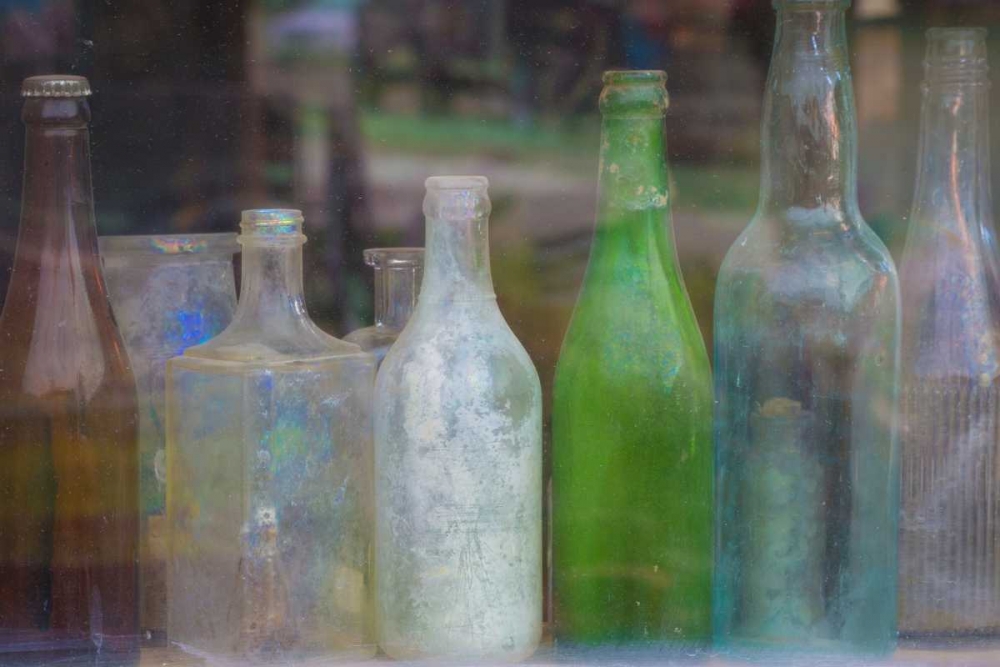 Old Bottles II art print by Kathy Mahan for $57.95 CAD