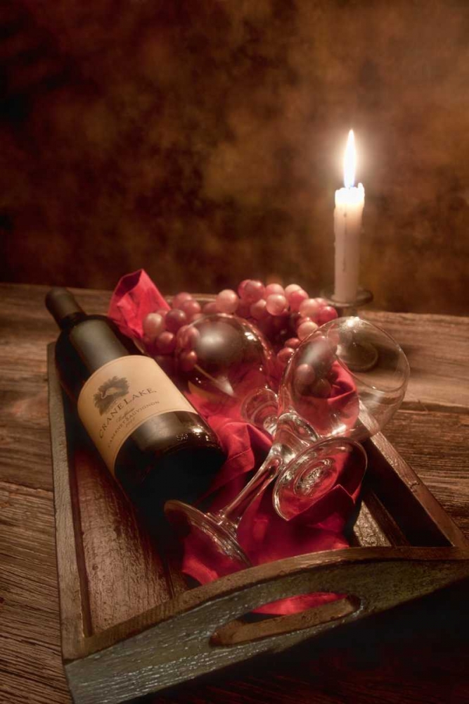 Wine by Candlelight I art print by C. Thomas McNemar for $57.95 CAD