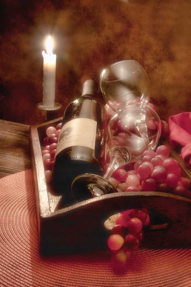Wine by Candlelight II art print by C. Thomas McNemar for $57.95 CAD