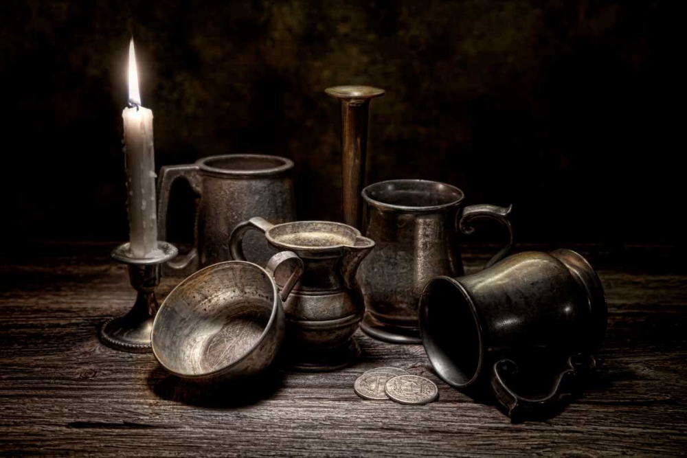 Pewter Still Life II art print by C. Thomas McNemar for $57.95 CAD
