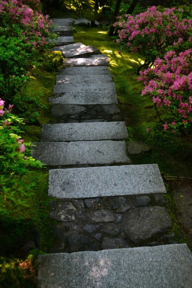 Garden Stairs I art print by Brian Moore for $57.95 CAD