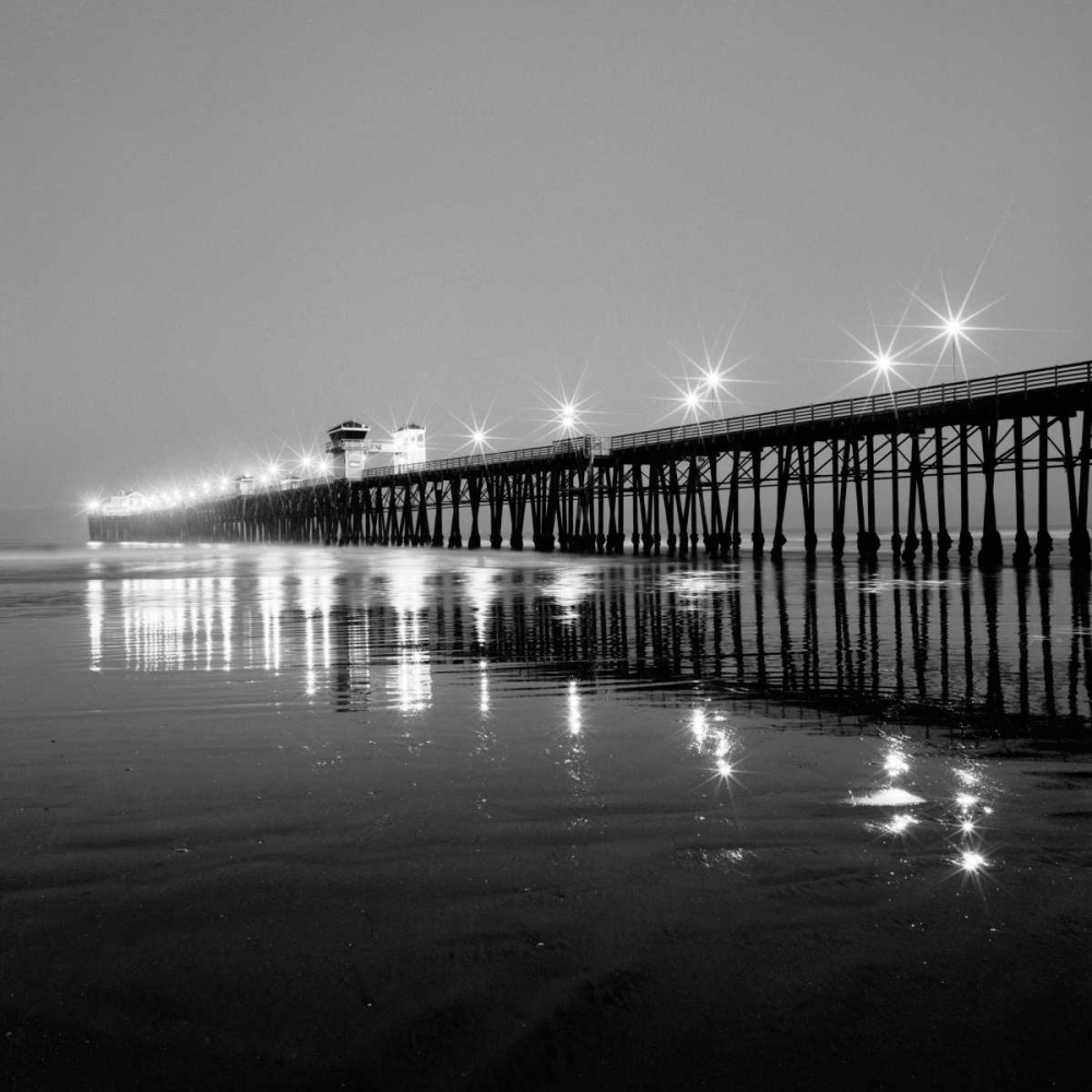 Pier Night I art print by Lee Peterson for $57.95 CAD