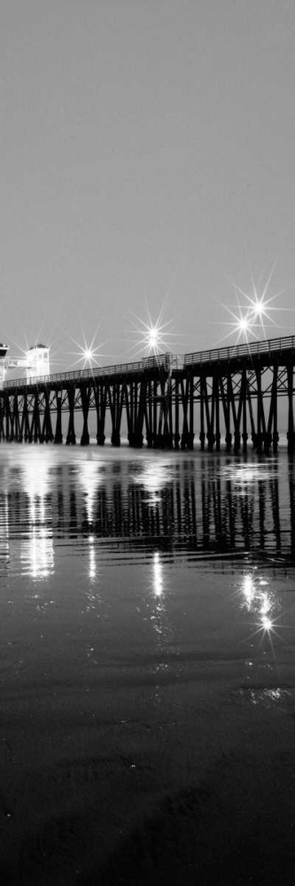 Pier Night Panel I art print by Lee Peterson for $57.95 CAD
