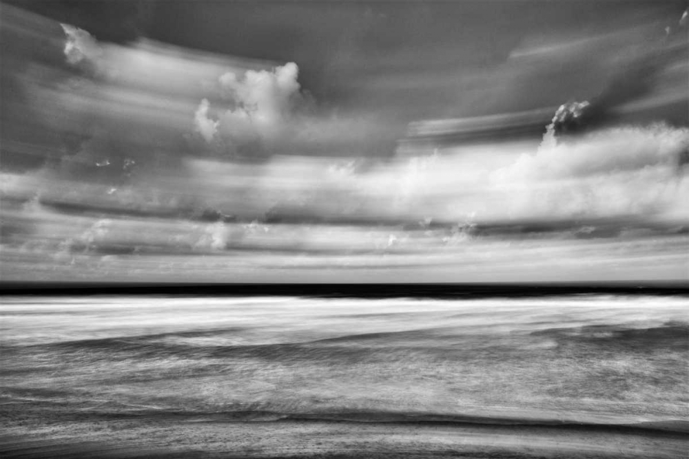 Beach in Motion BW art print by Lee Peterson for $57.95 CAD