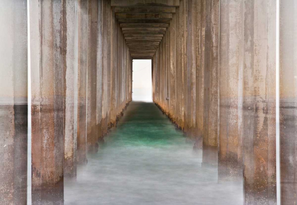 Under Scripps Pier II art print by Lee Peterson for $57.95 CAD