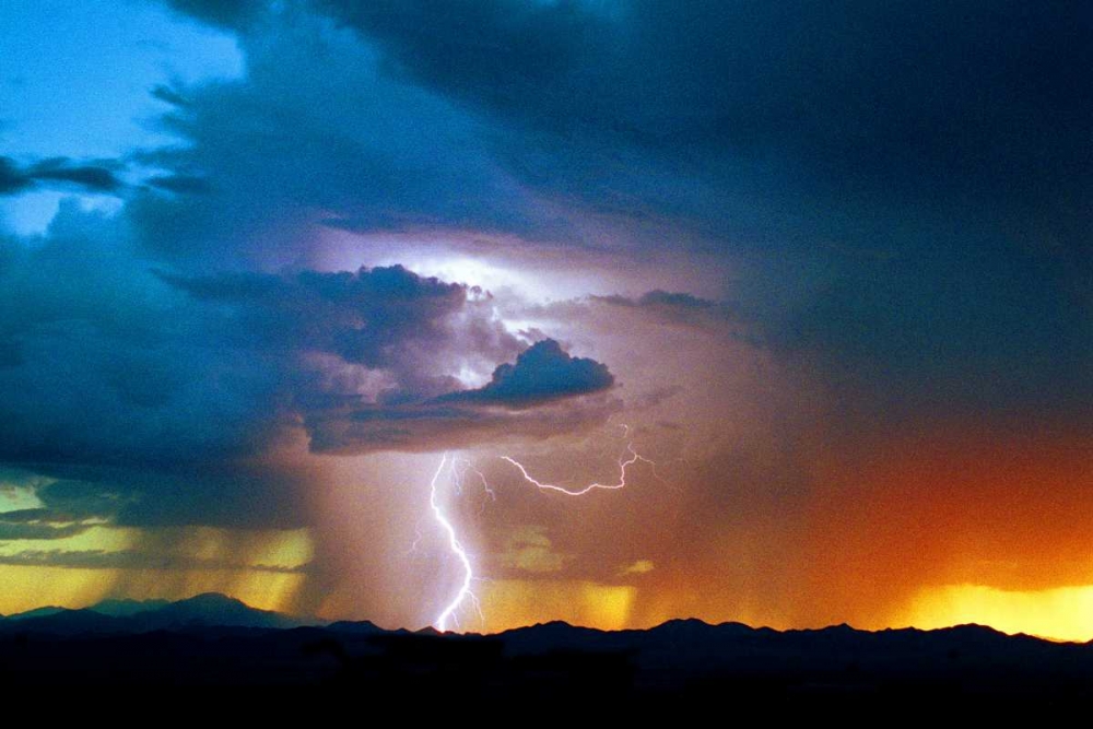 Sunset Thunderstorm art print by Douglas Taylor for $57.95 CAD