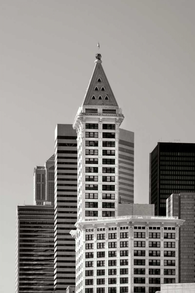 Smith Tower BW art print by Douglas Taylor for $57.95 CAD