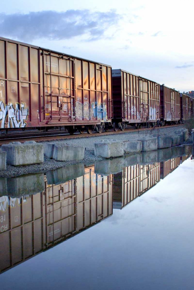 Rail Art Reflections art print by Douglas Taylor for $57.95 CAD