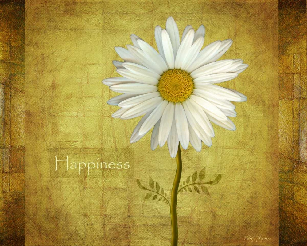 Daisy Happiness art print by Vitaly Geyman for $57.95 CAD