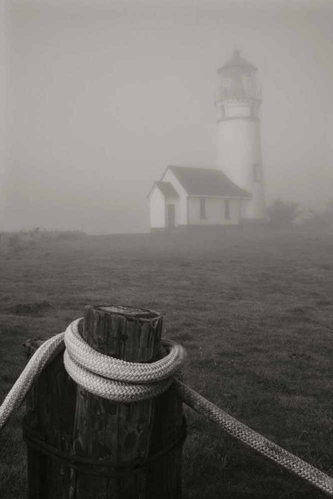 Misty Lighthouse I art print by Vitaly Geyman for $57.95 CAD