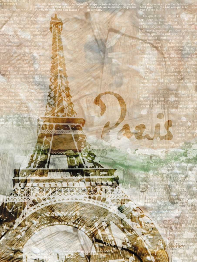 Sepia Paris art print by LuAnn Roberto for $57.95 CAD