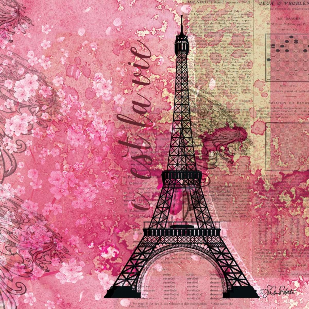 Pink Paris art print by LuAnn Roberto for $57.95 CAD