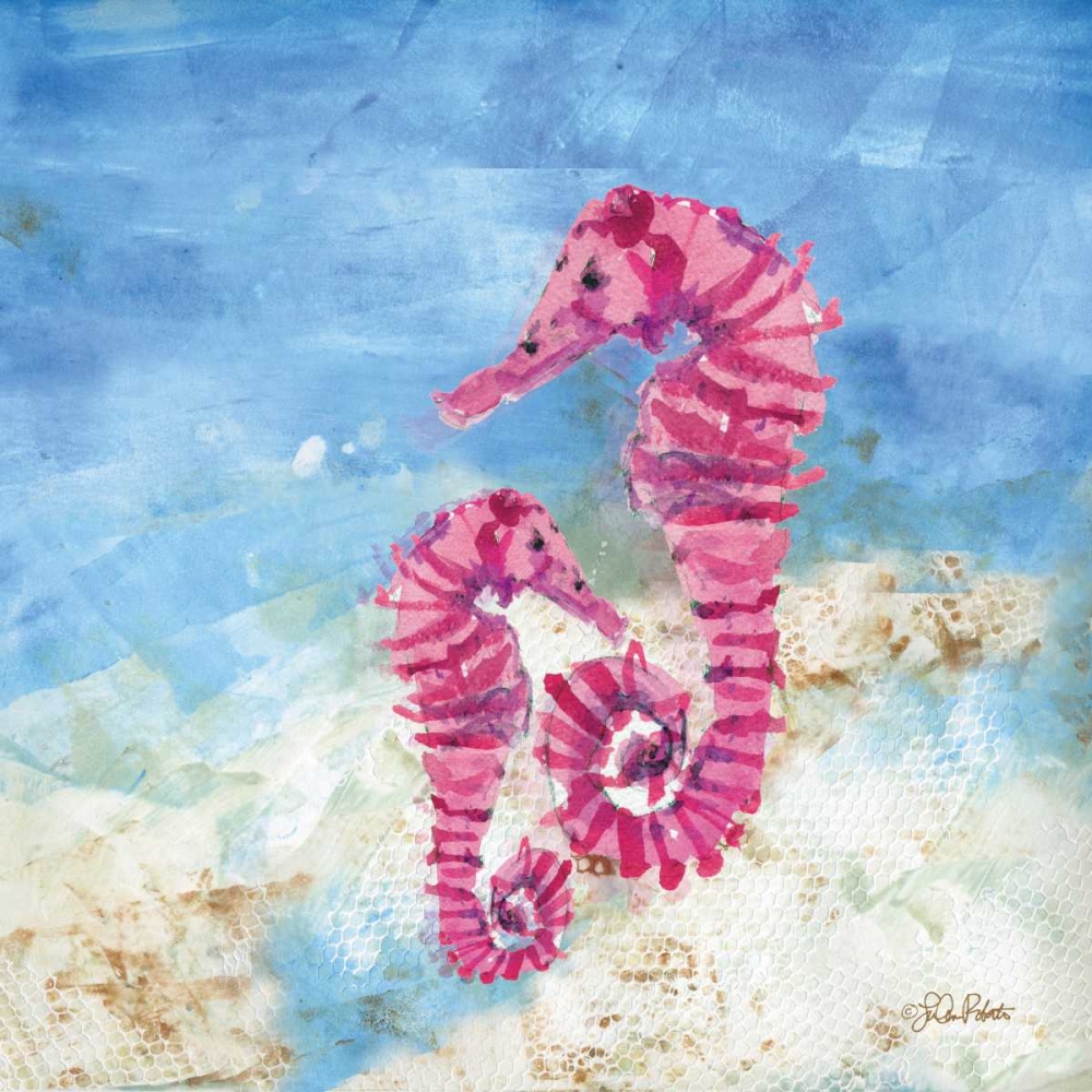 Ocean Seahorses art print by LuAnn Roberto for $57.95 CAD