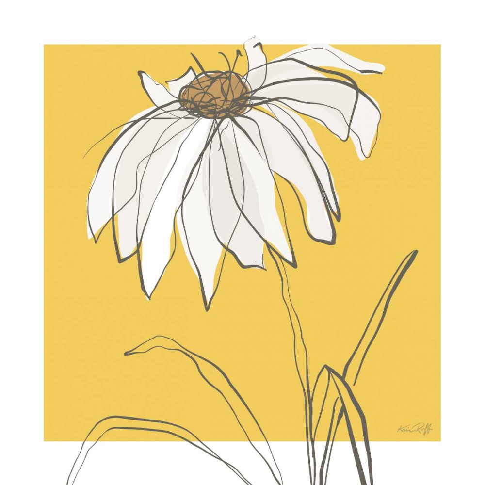 Yellow and Gray III art print by Kris Ruff for $57.95 CAD