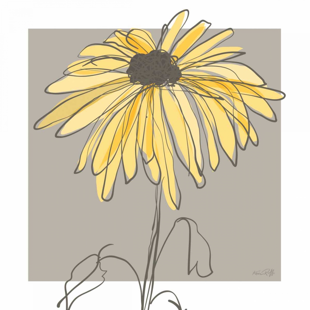 Yellow and Gray IV art print by Kris Ruff for $57.95 CAD