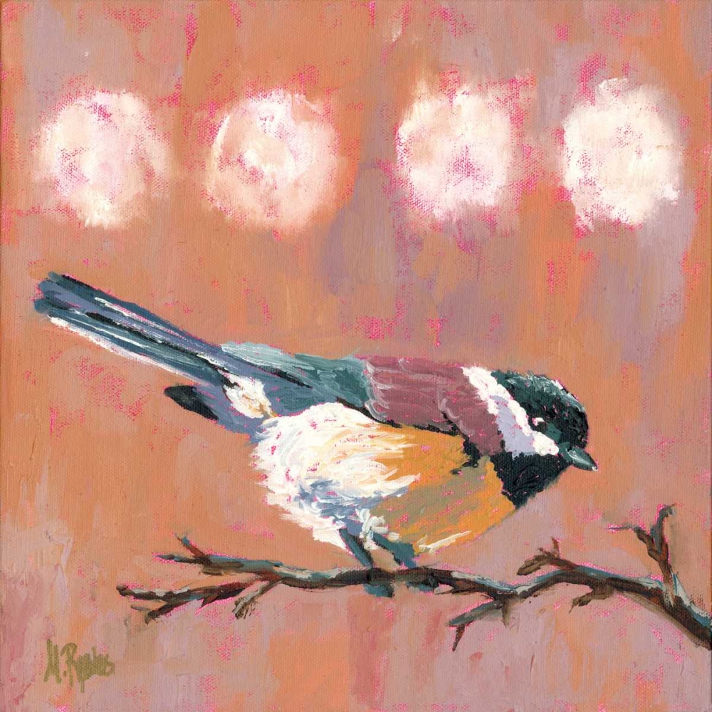 Delight Chickadee art print by Molly Reeves for $57.95 CAD