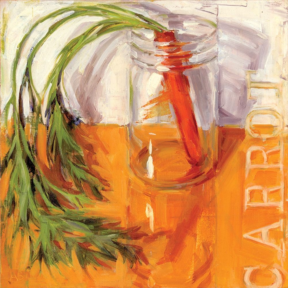 Carrot art print by Annie Salness for $57.95 CAD