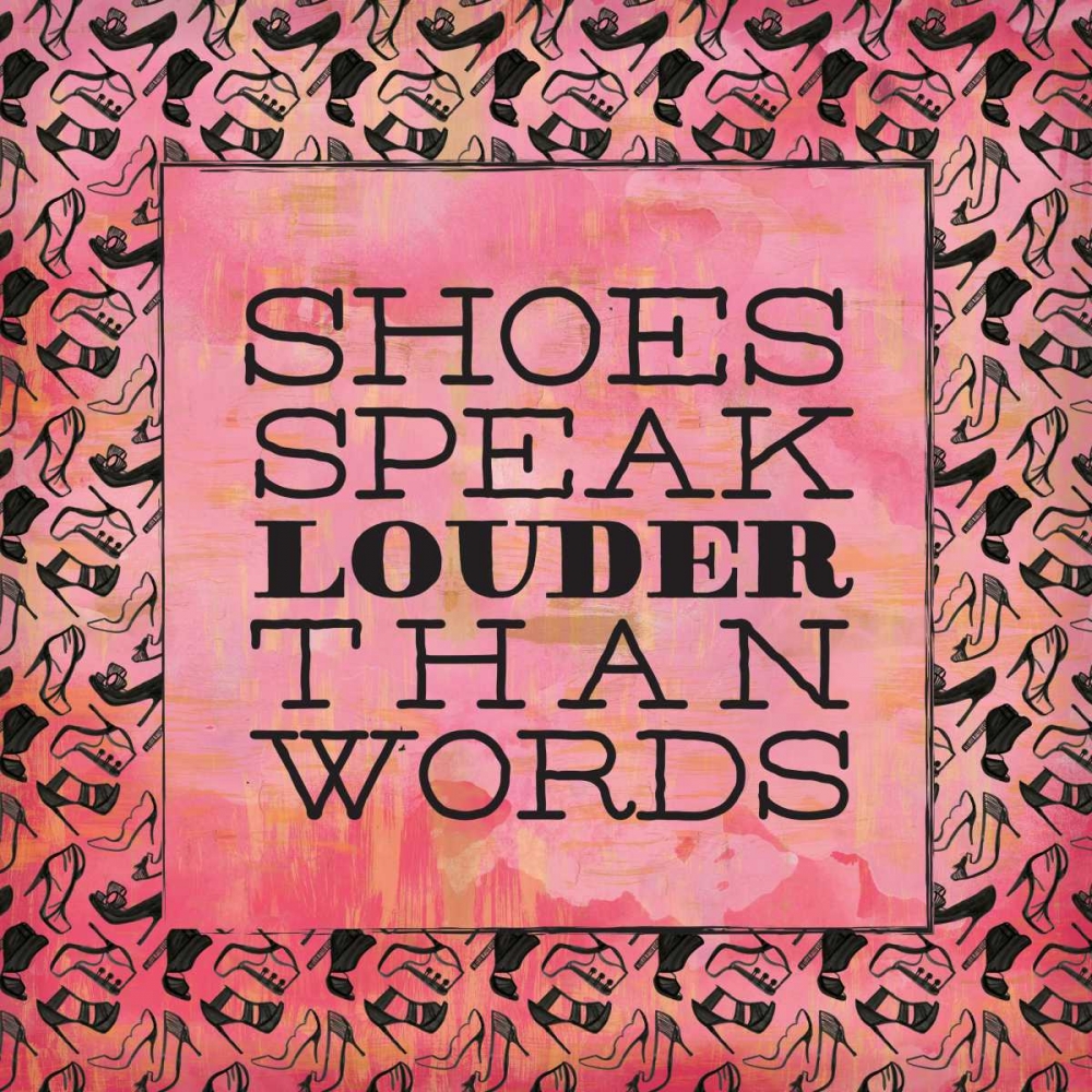 Shoes Speak art print by Ashley Sta Teresa for $57.95 CAD