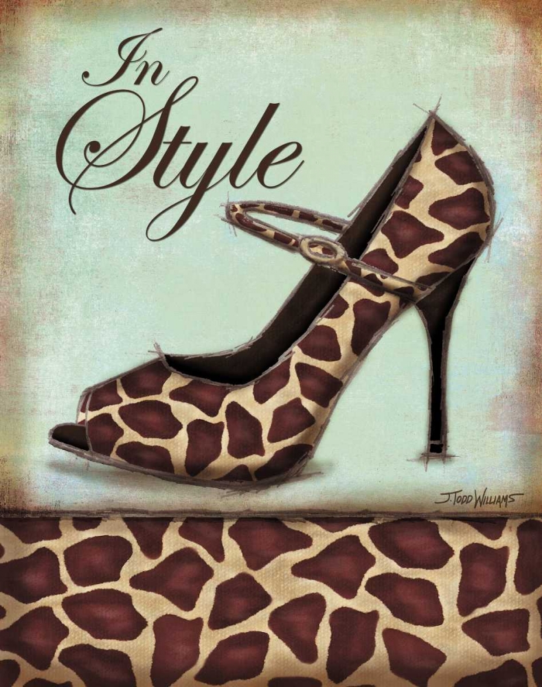 Giraffe Shoe art print by Todd Williams for $57.95 CAD