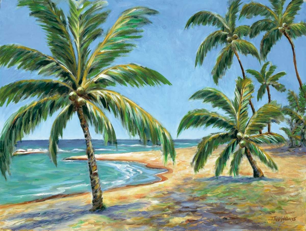 Tropical Beach art print by Todd Williams for $57.95 CAD