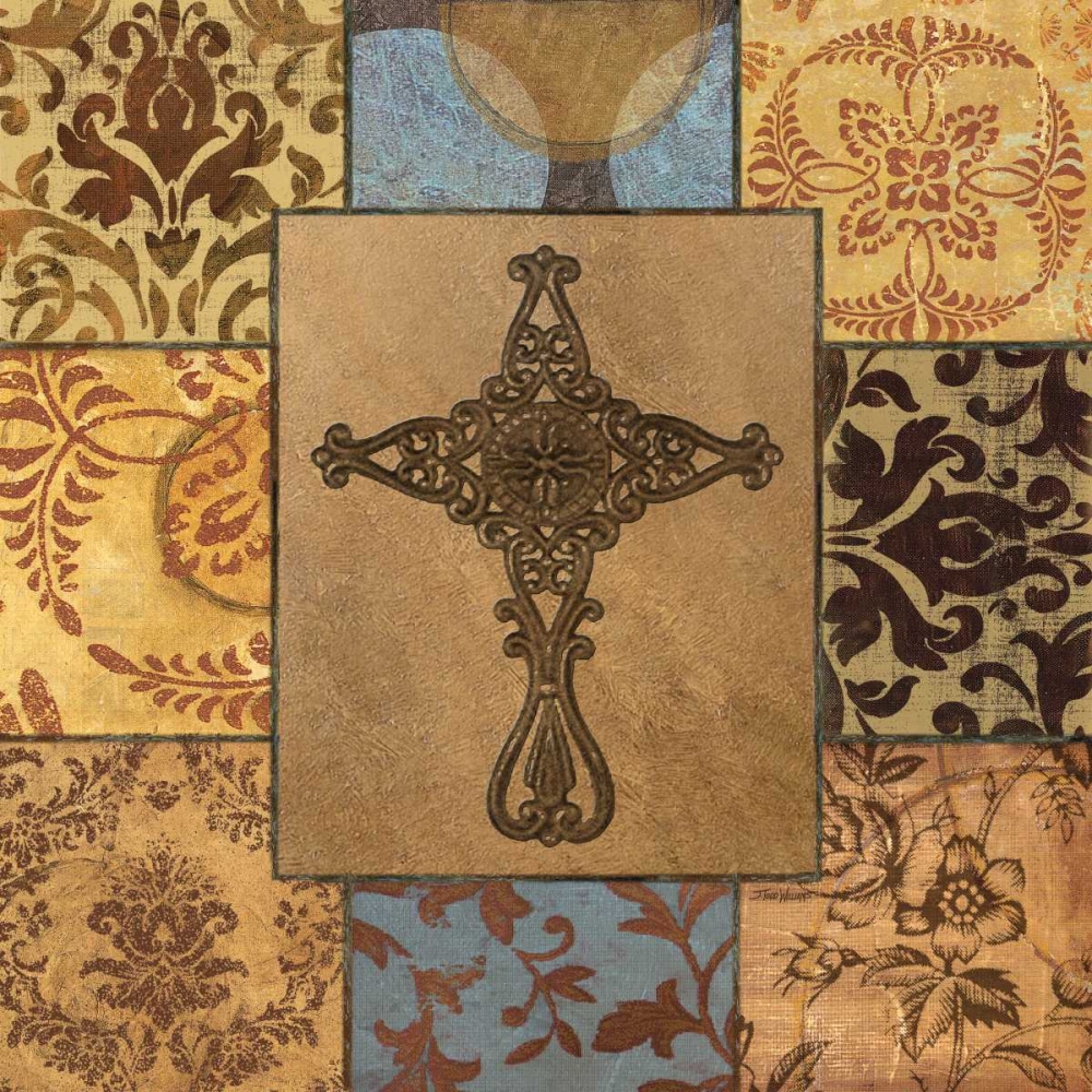 Patchwork Cross I art print by Todd Williams for $57.95 CAD