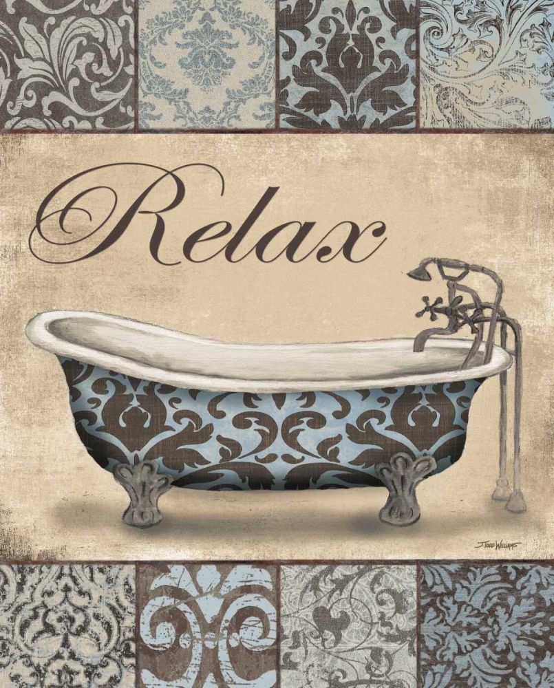 Relax Bath art print by Todd Williams for $57.95 CAD