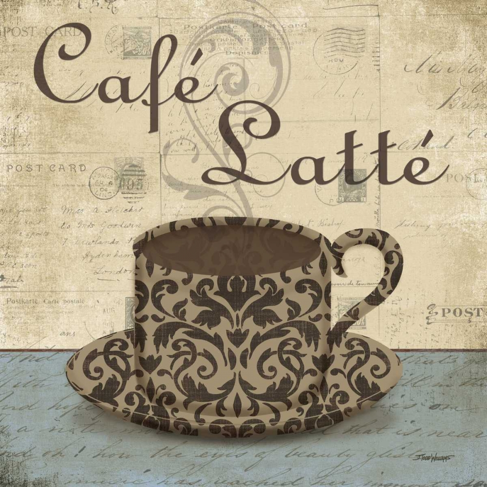 Cafe Latte art print by Todd Williams for $57.95 CAD