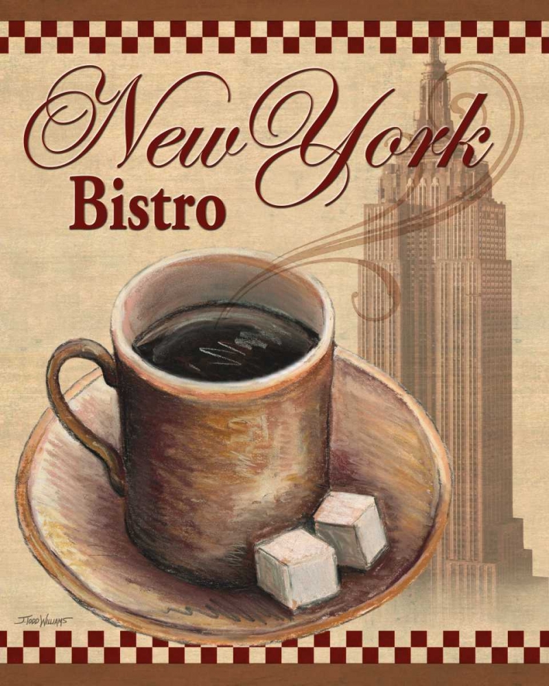 New York Bistro art print by Todd Williams for $57.95 CAD