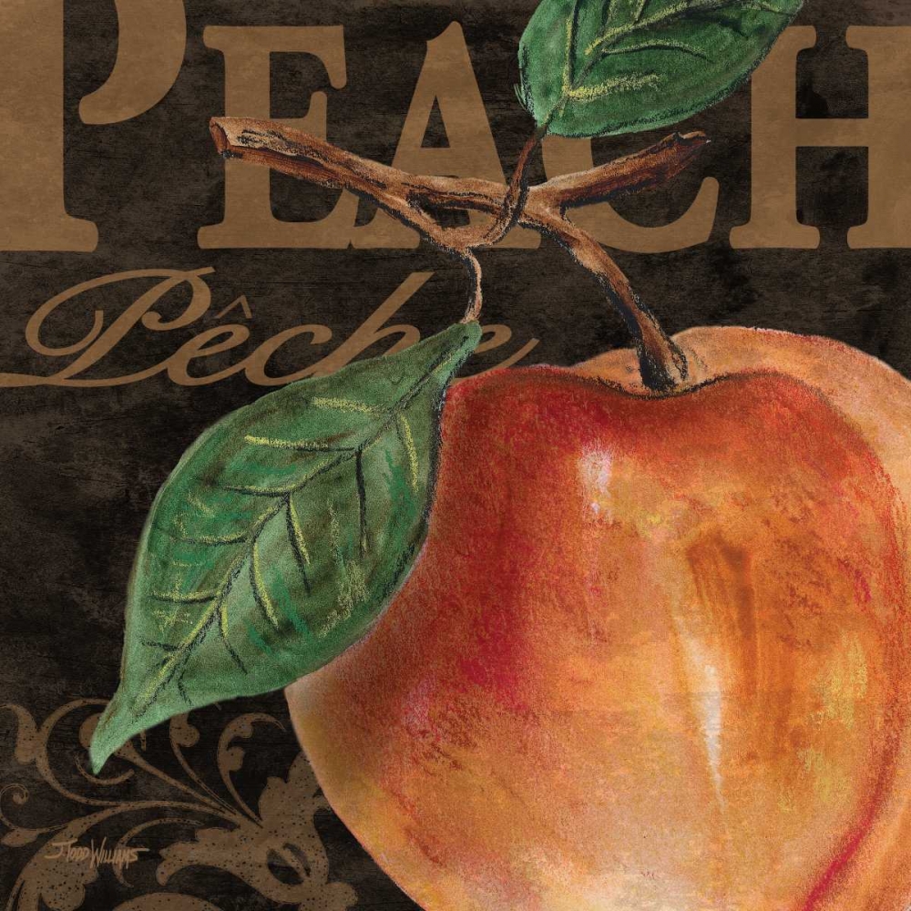 French Fruit Peach art print by Todd Williams for $57.95 CAD