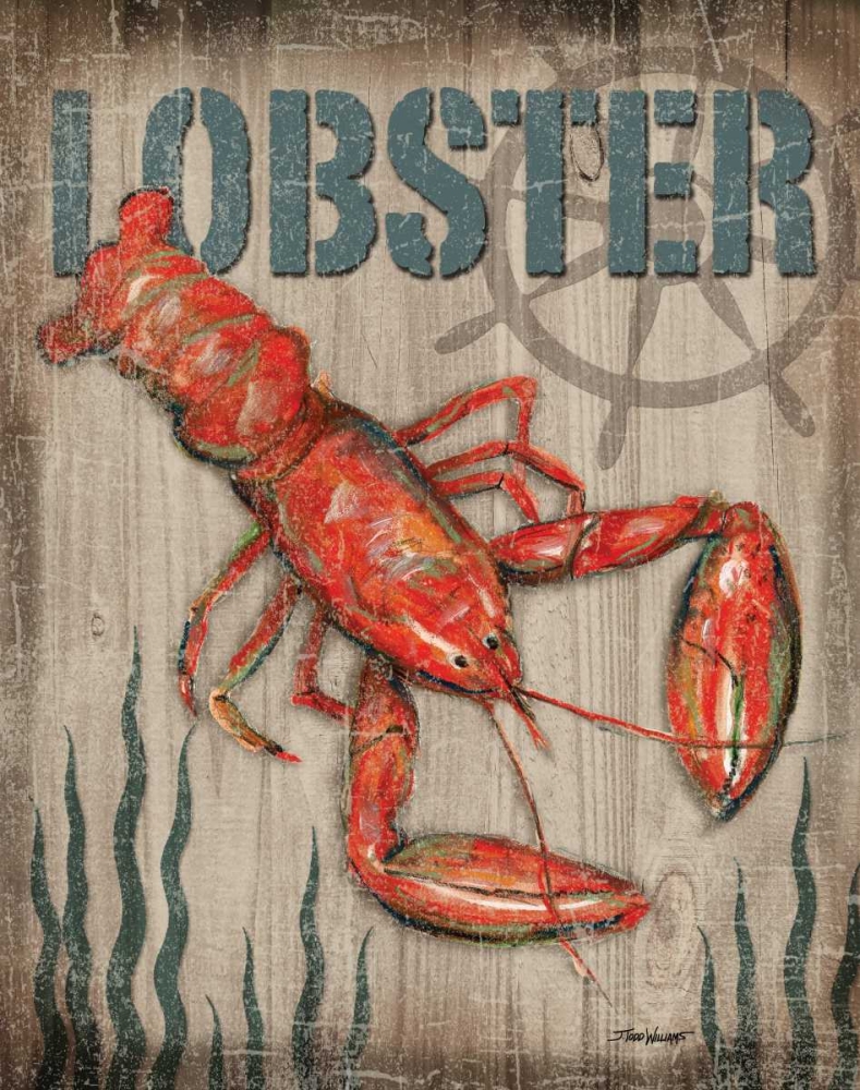 Lobster art print by Todd Williams for $57.95 CAD