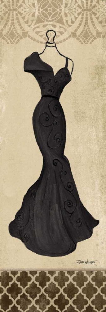 Black Fashion Dress III art print by Todd Williams for $57.95 CAD