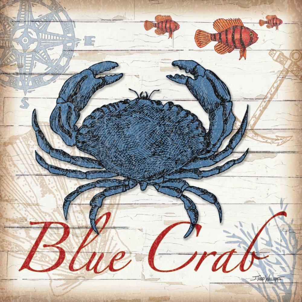 Blue Crab art print by Todd Williams for $57.95 CAD