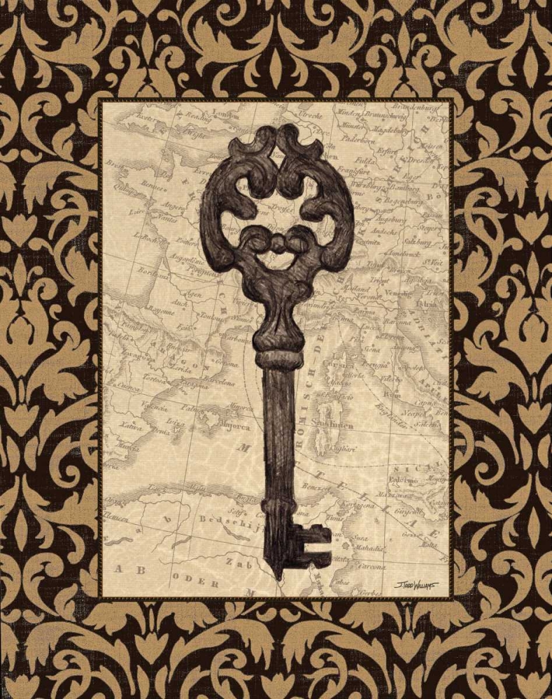 Old World Key I art print by Todd Williams for $57.95 CAD
