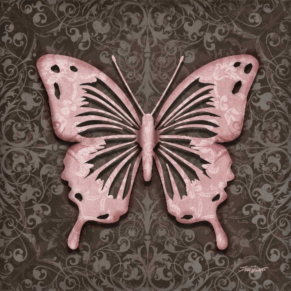 Pink Butterfly III art print by Todd Williams for $57.95 CAD