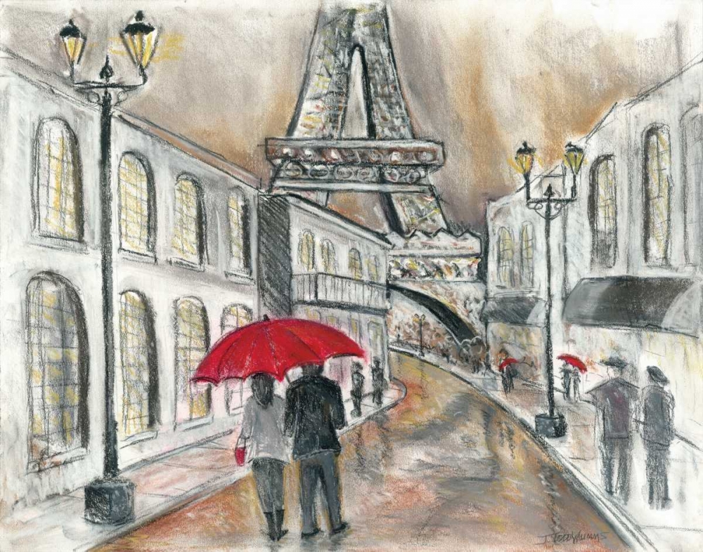 Rain in Paris art print by Todd Williams for $57.95 CAD