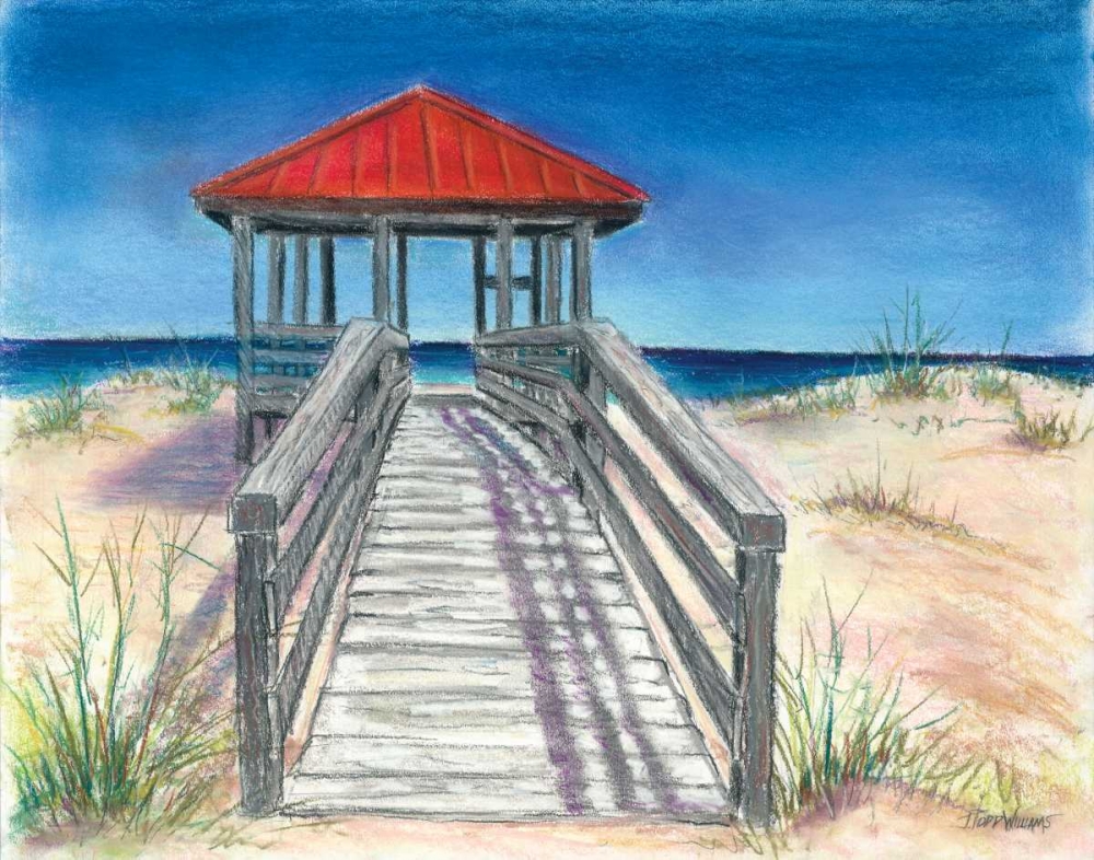Beach Cabana art print by Todd Williams for $57.95 CAD