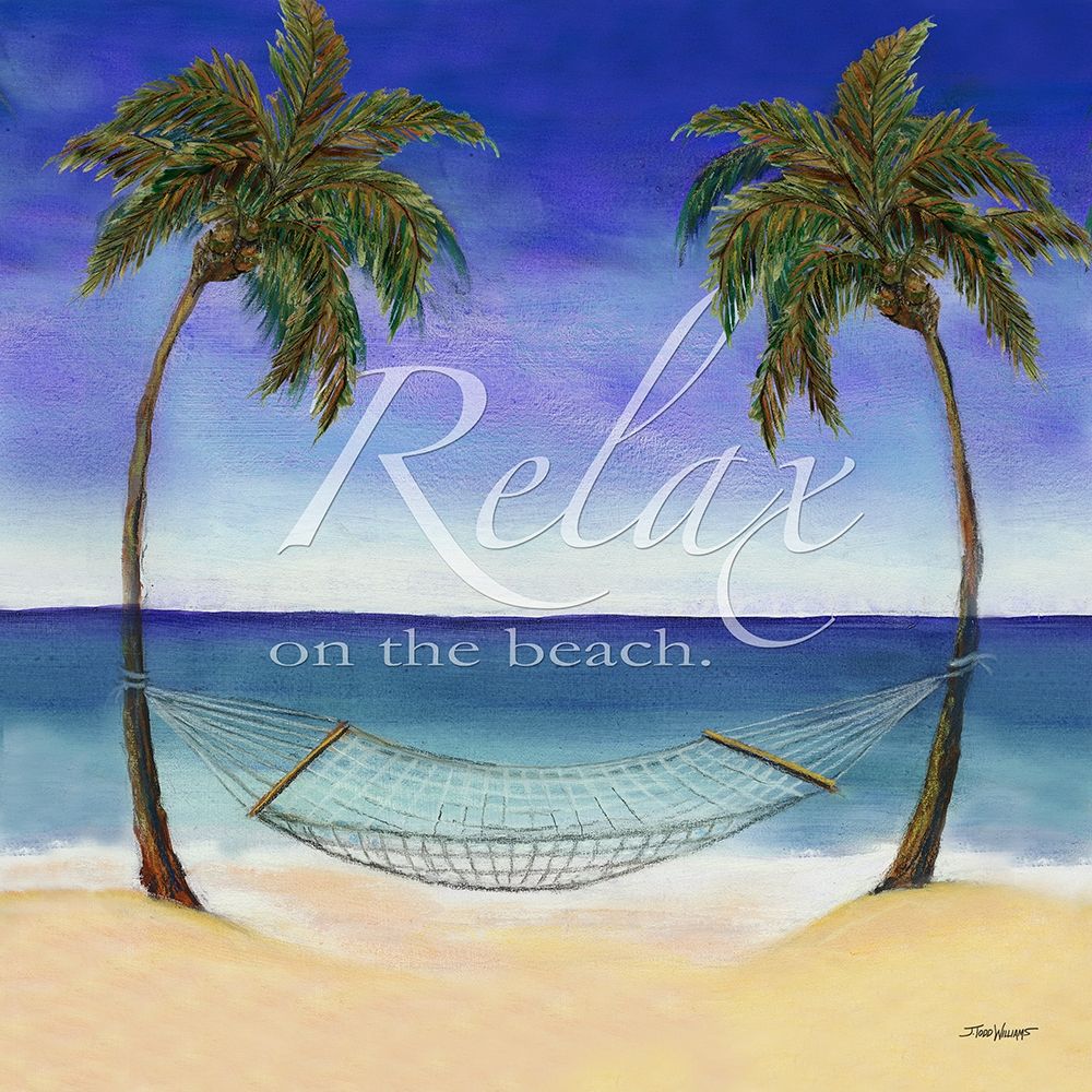 Relax on the Beach art print by Todd Williams for $57.95 CAD