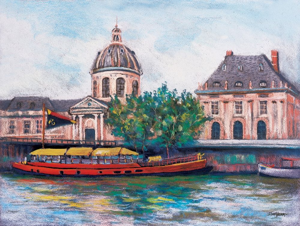 Boats in Paris II art print by Todd Williams for $57.95 CAD