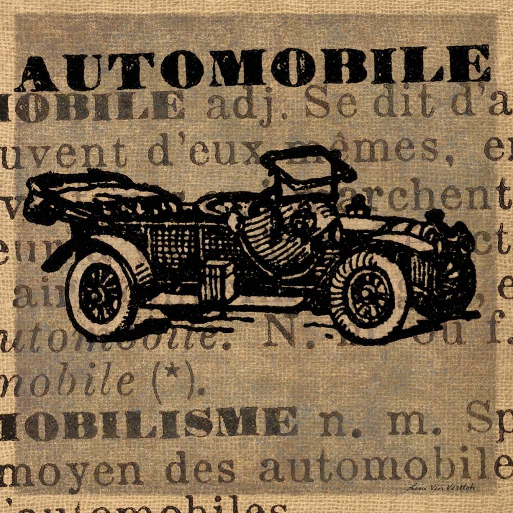 Automobile art print by Lisa Ven Vertloh for $57.95 CAD