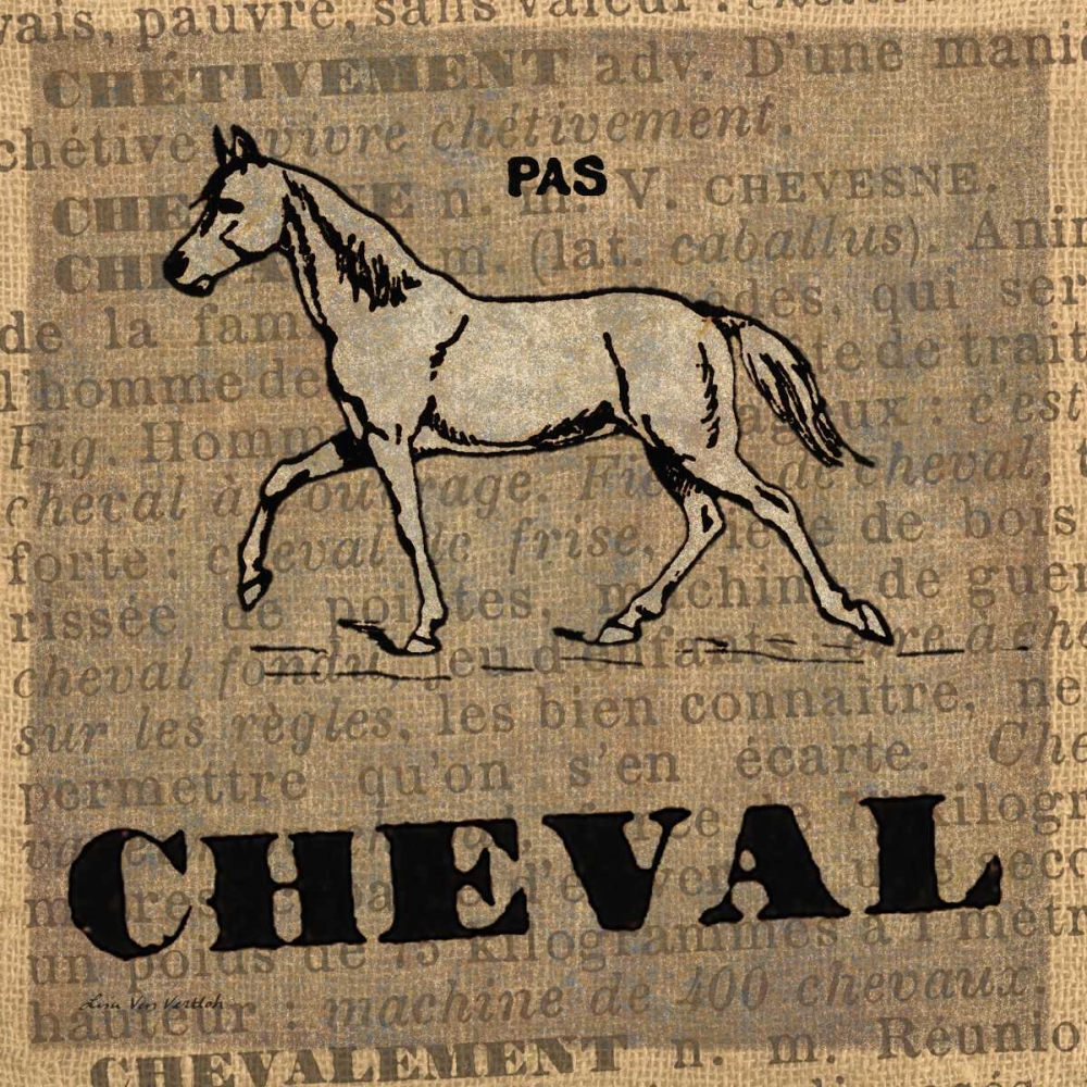 Cheval art print by Lisa Ven Vertloh for $57.95 CAD
