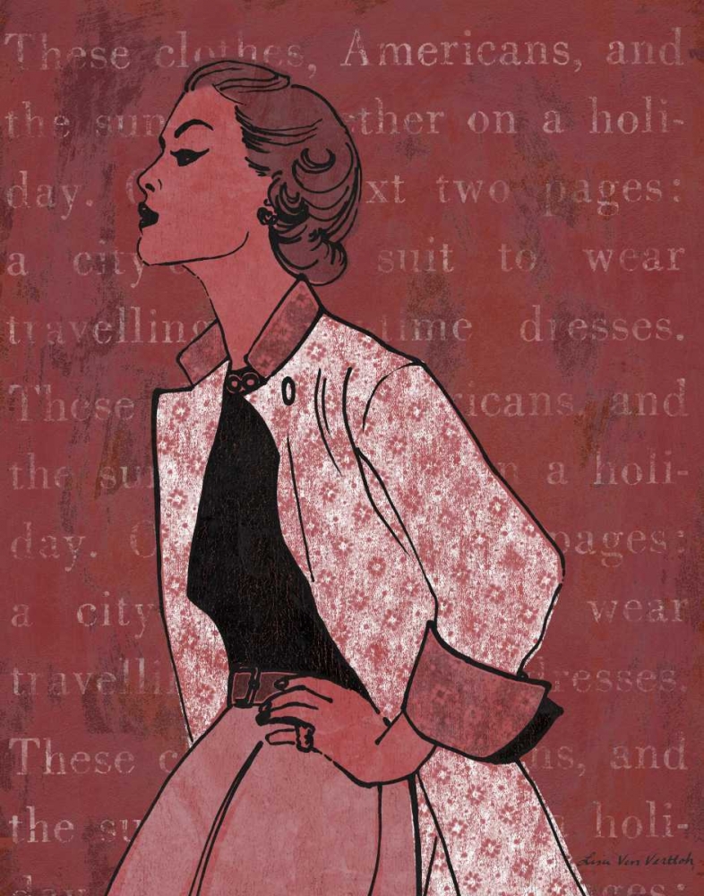 Vintage Glamour II art print by Lisa Ven Vertloh for $57.95 CAD