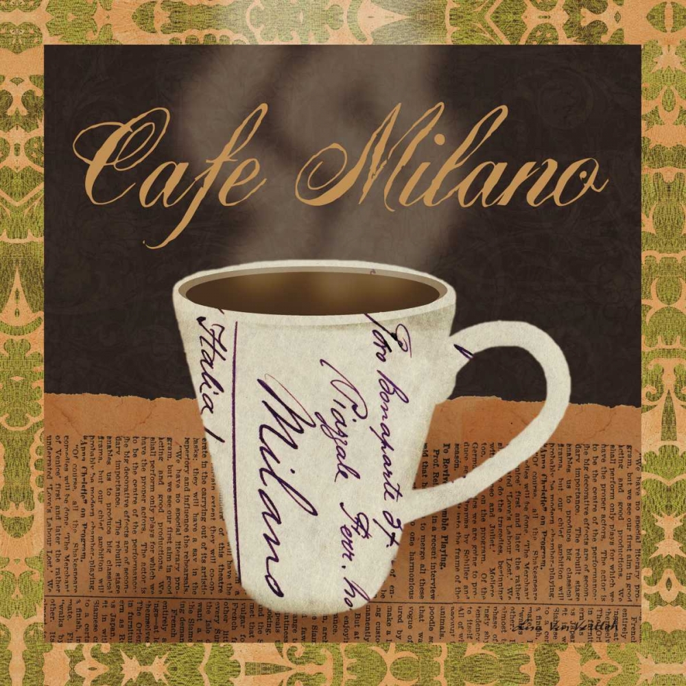 Cafe Milano art print by Lisa Ven Vertloh for $57.95 CAD