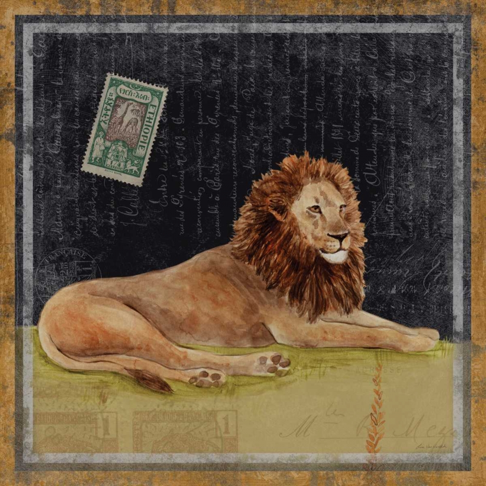 Lion art print by Lisa Ven Vertloh for $57.95 CAD
