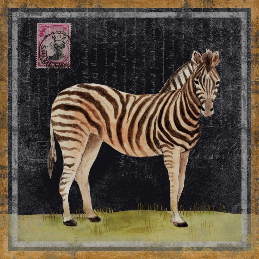 Zebra art print by Lisa Ven Vertloh for $57.95 CAD