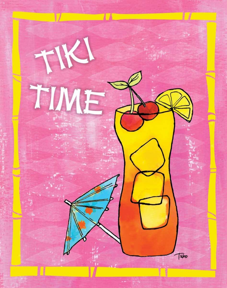 Tiki Time III art print by Teresa Woo for $57.95 CAD