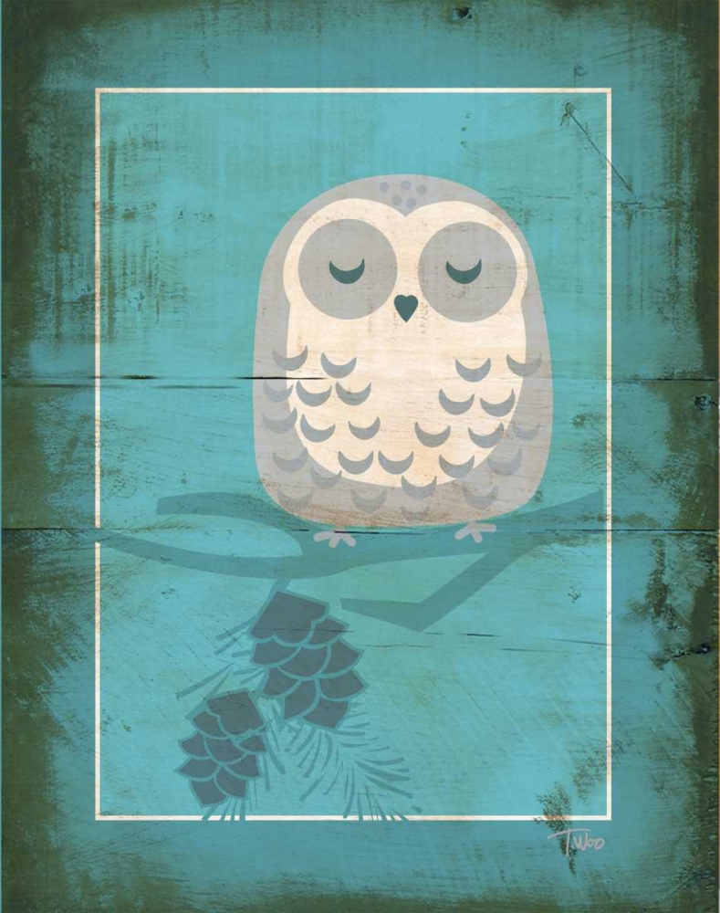 Rustic Woodland Owl art print by Teresa Woo for $57.95 CAD