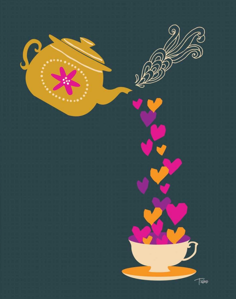 Tea Love art print by Teresa Woo for $57.95 CAD