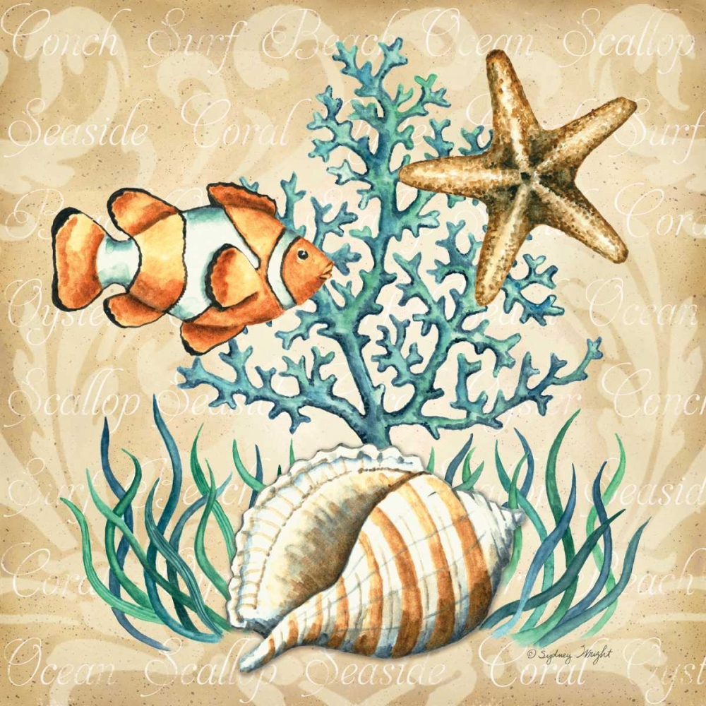 Sea Life III art print by Sydney Wright for $57.95 CAD