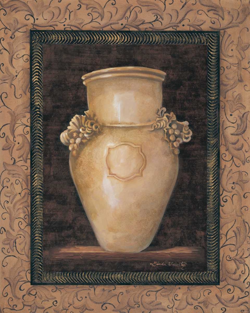 Ancient Pottery II art print by Linda Wacaster for $57.95 CAD